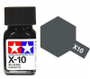 Tamiya X-10 Gun Metal (80010) Enamel Paint